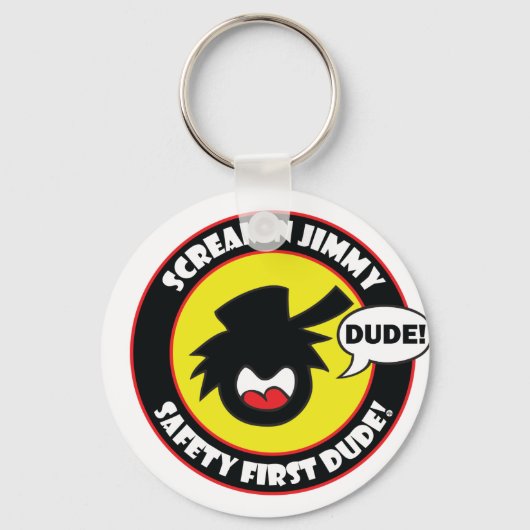 SCHROOM'N JIMMY-LOGO SLEUTELHANGER (Voorkant)
