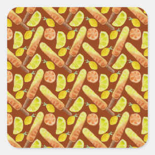 Schroompatroon Lolbuispatroon lolly 11 Vierkante Sticker