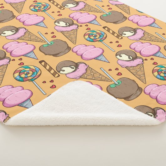 Schroompatroon | Lolbuispatroon | lolly 26 Sherpa Deken (3/4)