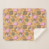 Schroompatroon | Lolbuispatroon | lolly 26 Sherpa Deken (Voorkant (horizontaal))