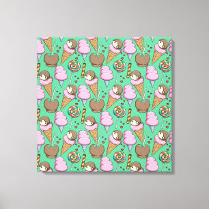 Schroompatroon   Lolbuispatroon   lolly 29 Canvas Afdruk