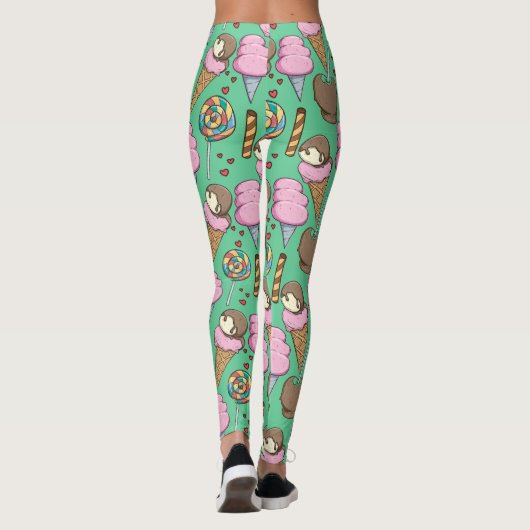 Schroompatroon | Lolbuispatroon | lolly 29 Leggings (Achterkant)