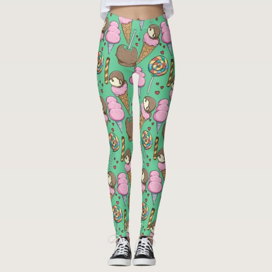 Schroompatroon | Lolbuispatroon | lolly 29 Leggings (Voorkant)