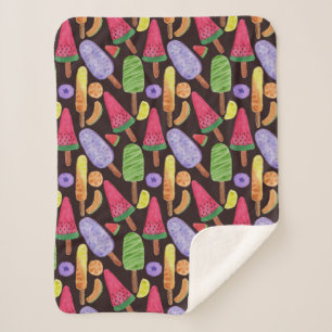 Schroompatroon   Lolbuispatroon   lolly 4 Sherpa Deken