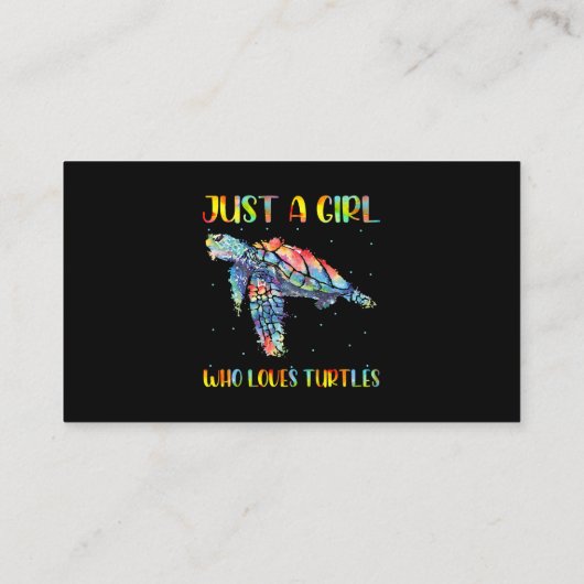 Schroop Waterverf Zee oceaan alleen maar een meisj Visitekaartje (Achterkant)