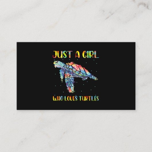 Schroop Waterverf Zee oceaan alleen maar een meisj Visitekaartje (Voorkant)