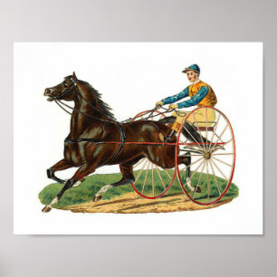 Schroot 4  American Horse Racing Poster