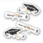 Schroot Boek Afstudeerder Pet Diploma Afstuderen Sticker (Voorkant)