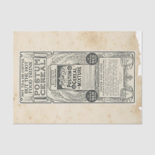 Schroot Ephemera Design Serie #10 Tissuepapier (Voorkant)