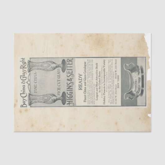 Schroot Ephemera Design Serie #12 Tissuepapier (Voorkant)