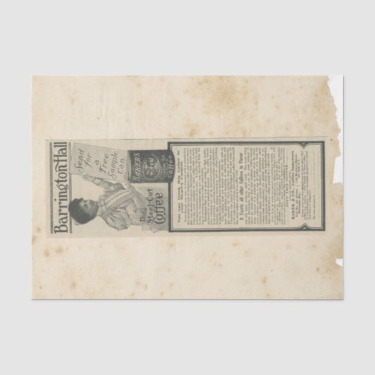 Schroot Ephemera Design Serie #18 Tissuepapier (Voorkant)