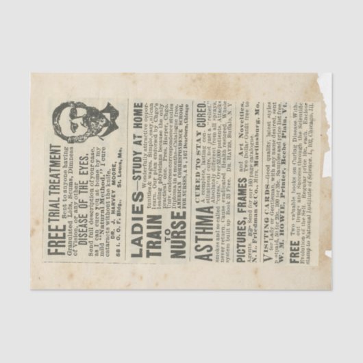 Schroot Ephemera Design Series #16 Tissuepapier (Voorkant)