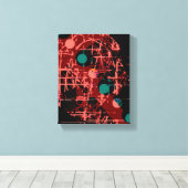 Schroot metaal canvas afdruk (Insitu (Houten vloer))