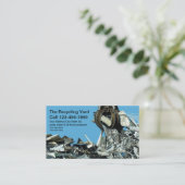 Schroot-metaalrecyclinginrichting Visitekaartje (Staand voorkant)