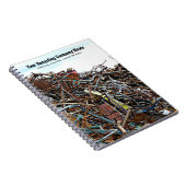 Schroot van metalen recyclingwerf notitieboek (Rechterzijde)