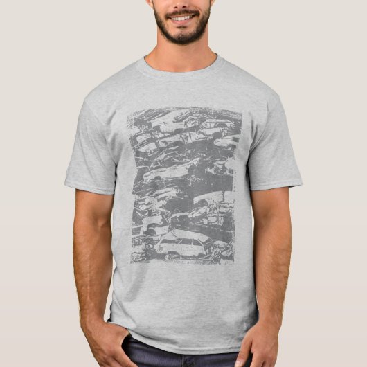 Schroot Yard Junk Cars t-shirt (Voorkant)