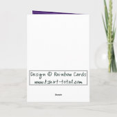 schrootbloemen Moederdag Kaart (Achterkant)