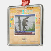 Schrootschildpad Metalen Ornament (Links)