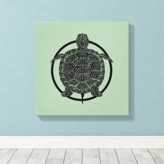 Schroottekening - Wilde levenscyclus - Reeks Canvas Afdruk (Insitu (Houten vloer))