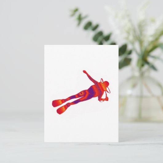 SCHUBA DE GRENS BRIEFKAART (Staand voorkant)