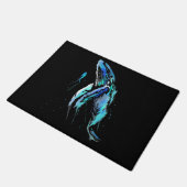 Schuba Diver Humpback Whale Swimming Diving Gift Deurmat (Schuin)