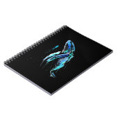 Schuba Diver Humpback Whale Swimming Diving Gift Notitieboek (Linkerzijde)