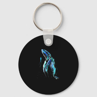 Schuba Diver Humpback Whale Swimming Diving Gift Sleutelhanger