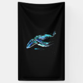 Schuba Diver Humpback Whale Swimming Diving Gift Spandoek (Verticaal)