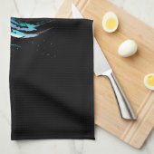 Schuba Diver Humpback Whale Swimming Diving Gift Theedoek (Quarter Fold)