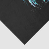 Schuba Diver Humpback Whale Swimming Diving Gift Tissuepapier (Detail)