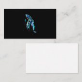 Schuba Diver Humpback Whale Swimming Diving Gift Visitekaartje (Voorkant / Achterkant)