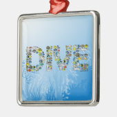 Schubadsorteerbare DIVE Metalen Ornament (Links)