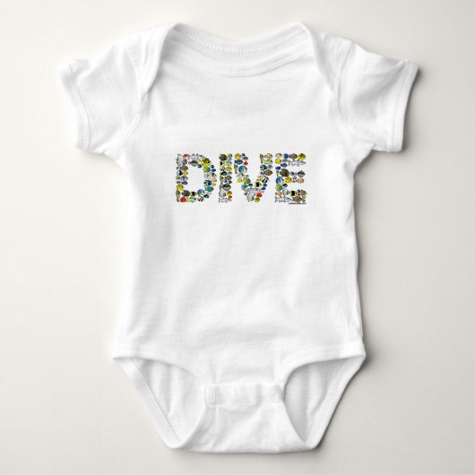 Schubadsorteerbare DIVE Romper (Voorkant)