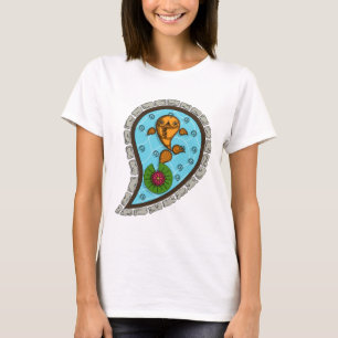 Schubben Dames Licht Shirt