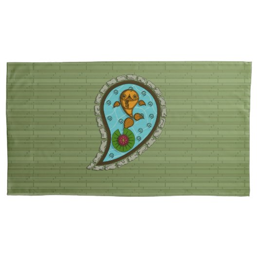 Schubben de Goudvis Pyjama Hoeslaken Kussensloop (Voorkant)