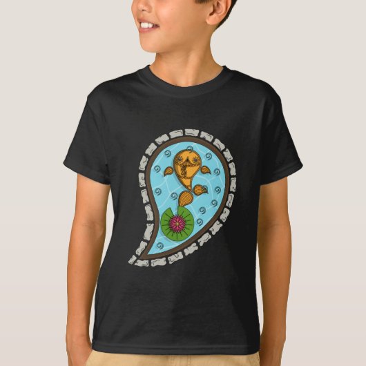 Schubben Kind en Baby Donkere Shirt (Voorkant)