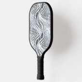 Schubben - Staal + Blauw Pickleball Paddle (Links)