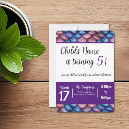 Schubben van een Meermin Kaart