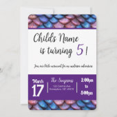 Schubben van een Zeemeermin Kaart (Achterkant)