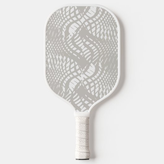 Schubben - Witte Taupe Pickleball Paddle (Voorkant)
