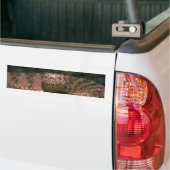 Schubbige Schrik Bumpersticker (Op Truck)