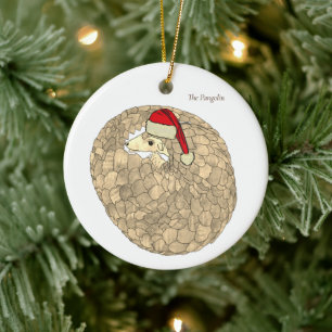 Schubdier Kerstmis Bedreigde Diersoort Keramisch Ornament