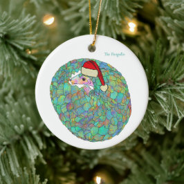 Schubdier Schattig Bedreigd dier Keramisch Ornament