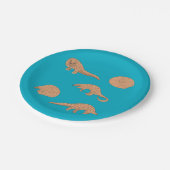 schubdieren papieren bordje (Gekanteld)