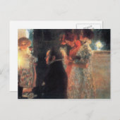 Schubert bij de piano door Gustav Klimt Briefkaart (Voorkant / Achterkant)