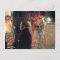 Schubert bij de piano door Gustav Klimt