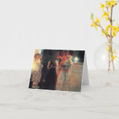 Schubert bij de piano door Gustav Klimt Kaart (Gele Bloem)