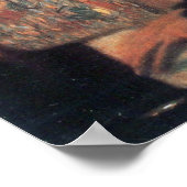 Schubert bij de piano door Gustav Klimt Poster (Hoek)