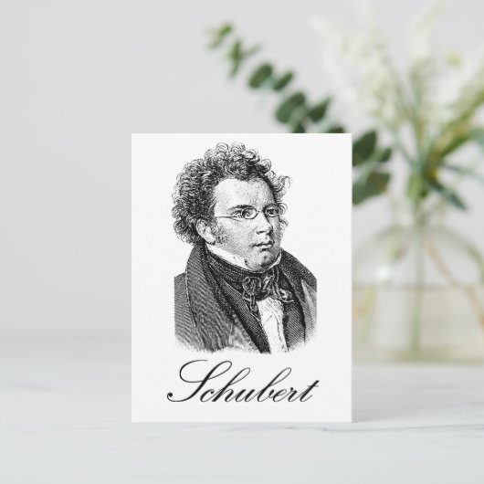 Schubert Briefkaart (Staand voorkant)