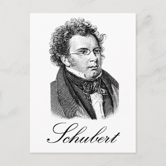 Schubert Briefkaart (Voorkant)